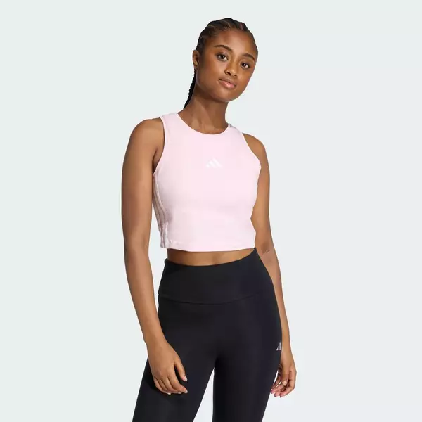adidas Phong cách sống ÁO TANK TOP LÓT ĐỆM 3 GẠCH ESSENTIALS Nữ Hồng KC5182