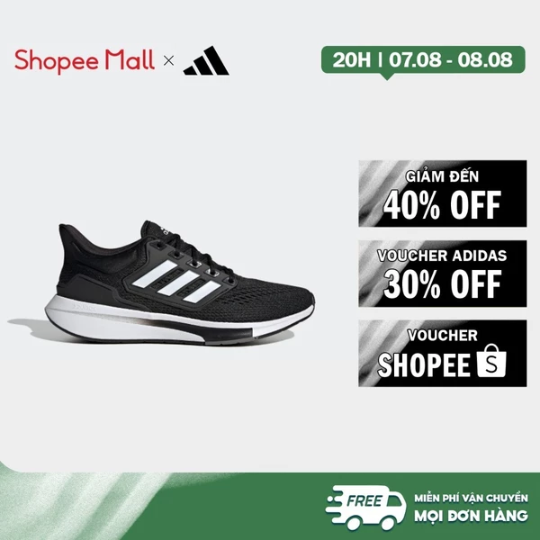 [Duy nhất 8.8 - VOUCHER 30%]adidas Running EQ21 Run Shoes Men Black GY2190