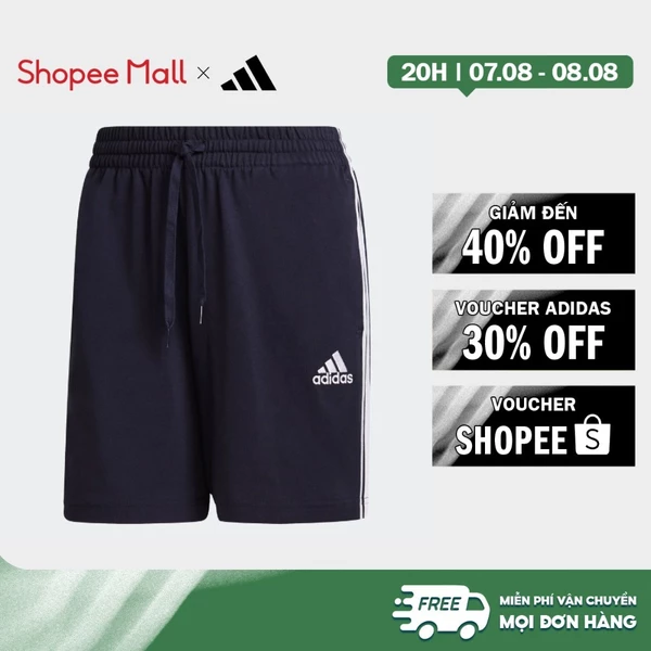 [Duy nhất 8.8 - VOUCHER 30%]adidas Lifestyle AEROREADY Essentials 3-Stripes Shorts Men Blue GK9989