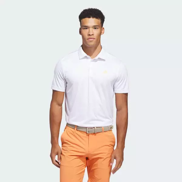 adidas Đánh gôn ÁO POLO PERFORMANCE HOẠ TIẾT VÂN NỔI Nam trắng KB6793