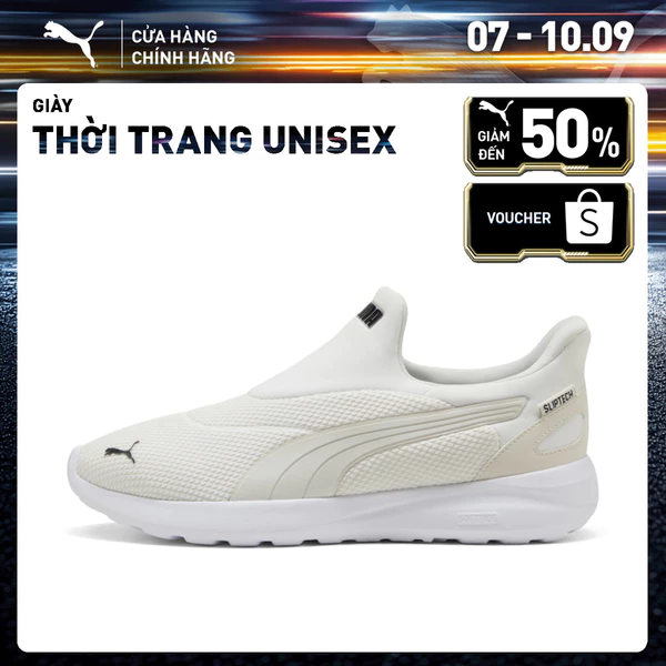Giày Thời Trang PUMA Unisex SOFTRIDE COSMIC SLIPTECH Vapor Gray Màu Xám