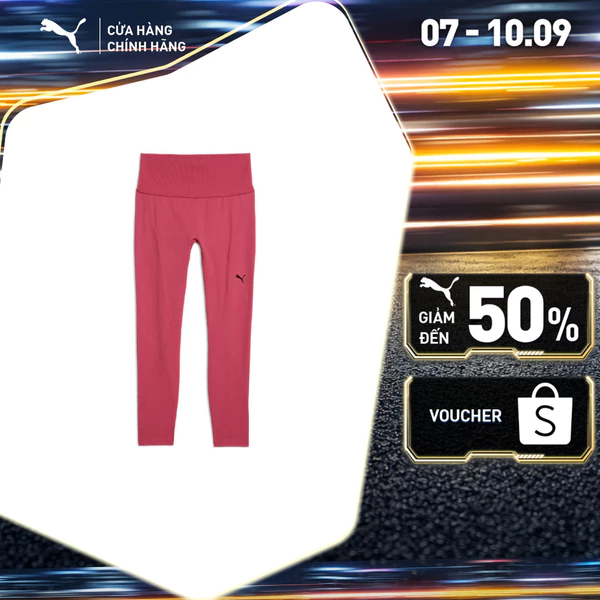 Quần Thể Thao PUMA Nữ Shapeluxe Seamless Tight Port Màu Đỏ