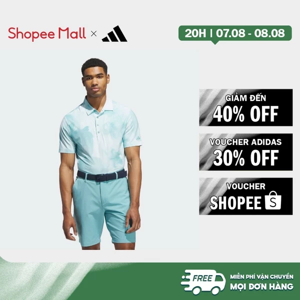 [Duy nhất 8.8 - VOUCHER 30%]adidas Đánh gôn Áo Polo Tour Họa Tiết Cool Feeling Ultimate365 Nam Ngọc lam JY3962