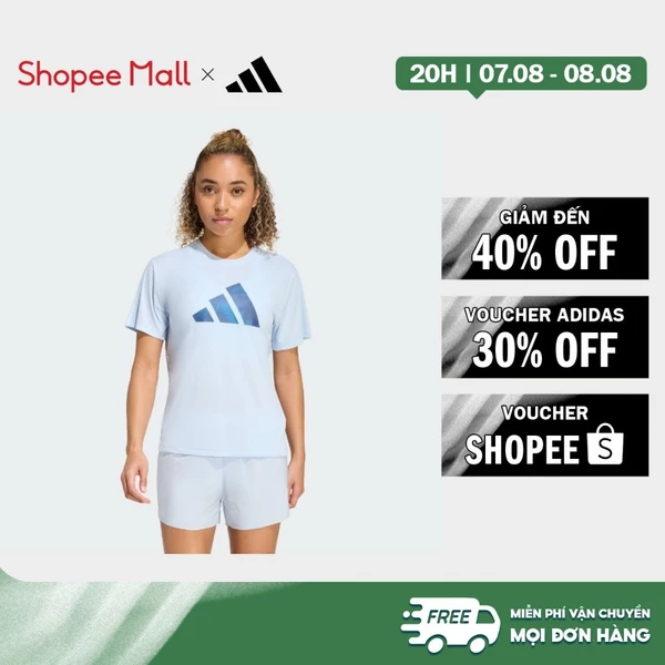 [Duy nhất 8.8 - VOUCHER 30%]adidas Chạy Áo Thun adi365 Running Essentials Brand Love Nữ Màu xanh da trời KA0278