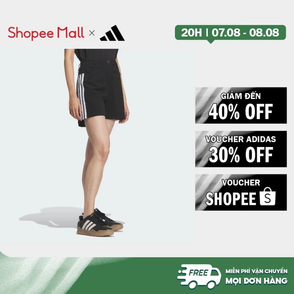 [Duy nhất 8.8 - VOUCHER 30%]adidas Đánh gôn QUẦN SHORT 3 GẠCH 5INCH Nữ Đen KD7213