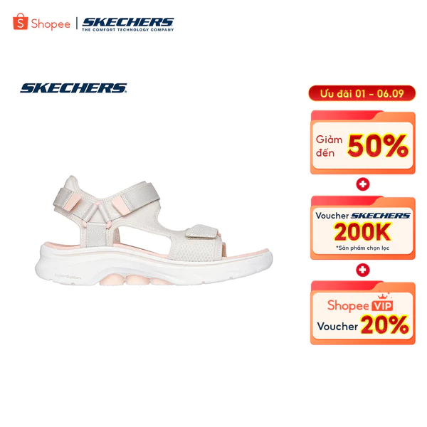 Xăng Đan/Dép Nữ Skechers On-The-GO GOwalk 7 Sandal Landon Đi Bộ-141064-NTCL Goga Mat