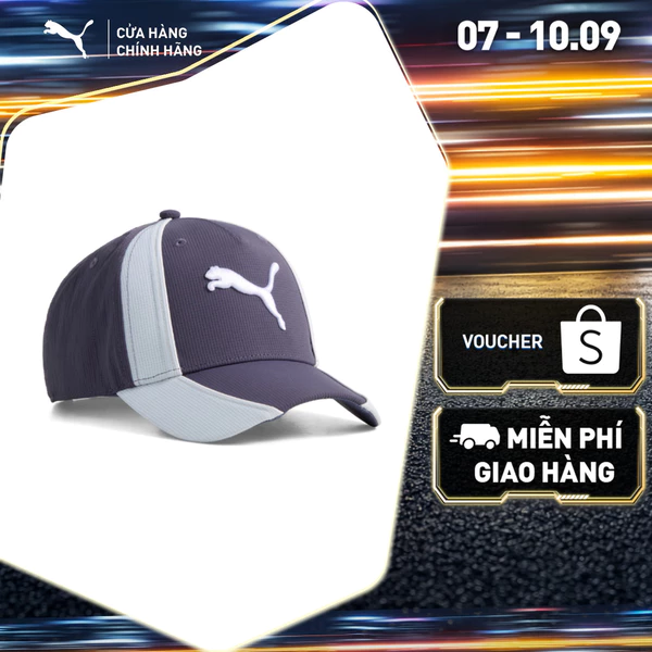 Nón Thể Thao PUMA Unisex Grid HP BB Cap Inky Depths Màu Xám