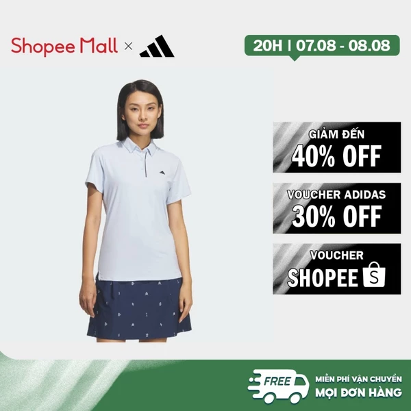 [Duy nhất 8.8 - VOUCHER 30%]adidas Đánh gôn ÁO POLO NGẮN TAY Nữ Màu xanh da trời KB4724