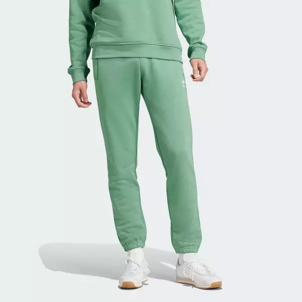adidas Phong cách sống Quần Trefoil Essentials Nam màu xanh lá IY7370