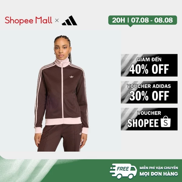 adidas Phong cách sống ÁO TRACK TOP CLASSIC Nữ nâu KD3742
