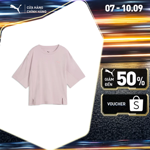 Áo Thun Thể Thao PUMA Nữ HER Tee Misty Pink Màu Hồng