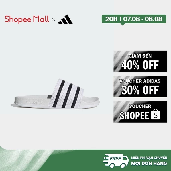 [Duy nhất 8.8 - VOUCHER 30%]adidas Phong cách sống DÉP ADILETTE OG CF Unisex trắng KJ6913