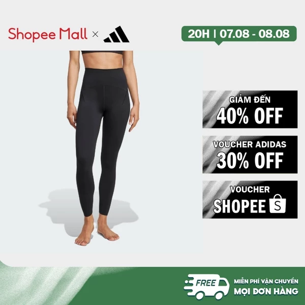 [Duy nhất 8.8 - VOUCHER 30%]adidas Gym & Training Quần Legging 7/8 Luxe All Me Nữ Đen JW7577