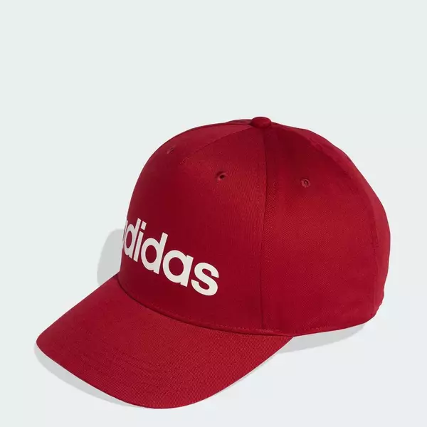 adidas Lifestyle LINEAR BASEBALL CAP Unisex Burgundy KE8259
