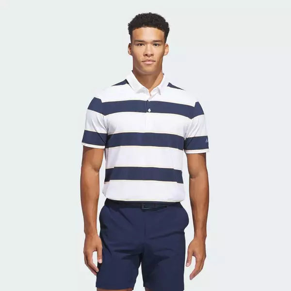 adidas Đánh gôn ÁO POLO ULTIMATE365+ JUMBO STRIPE CLIMACOOL Nam trắng JZ0475