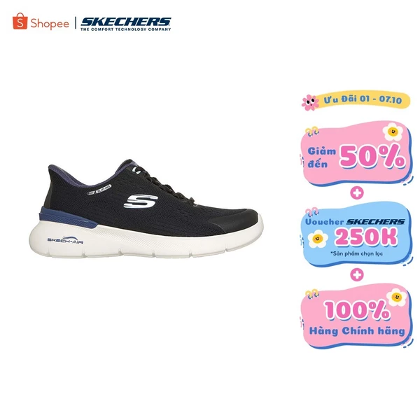 Giày Thể Thao Nữ Skechers Slip-Ins Sport Skech-Air Dynamight 2.0Upward Shift-150377-BKNV Air-Cooled MF