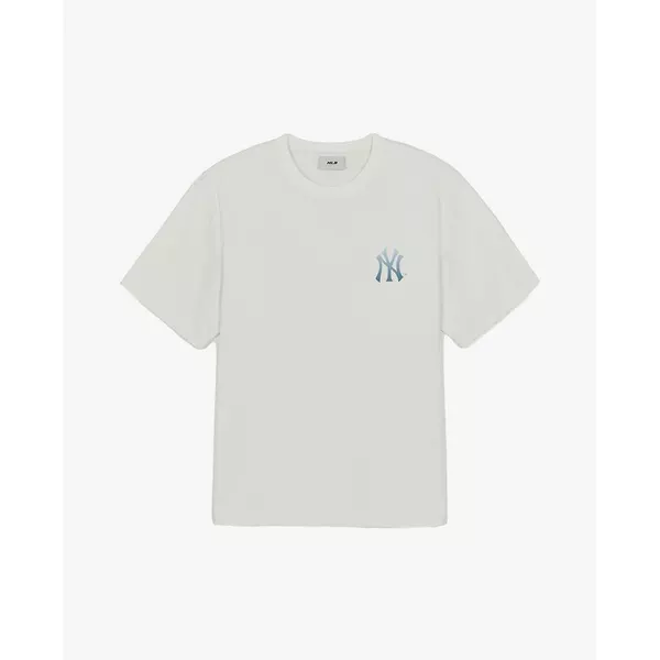 MLB - Áo thun unisex cổ tròn tay ngắn Monogram_3ATSM0863-50IVS