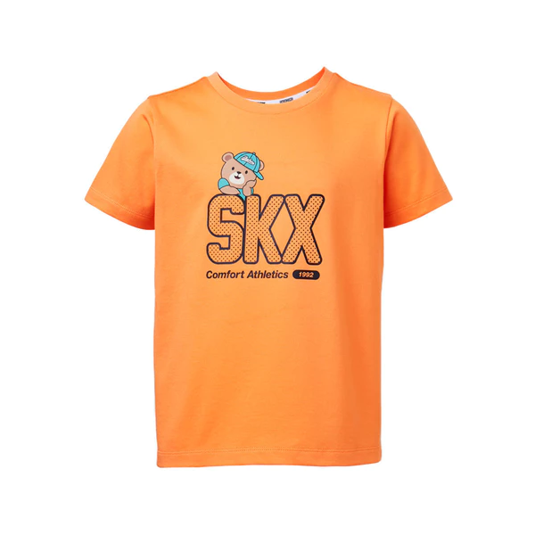 Áo Thun Tay Ngắn Bé Trai Skechers Comfort Athletic Short Sleeve Tee - SL424B655-APT1 Online Sale
