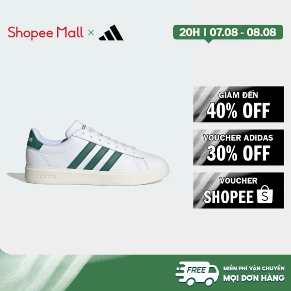 [Duy nhất 8.8 - VOUCHER 30%]adidas Phong cách sống Giày Grand Court Cloudfoam Comfort Nam trắng JR2224