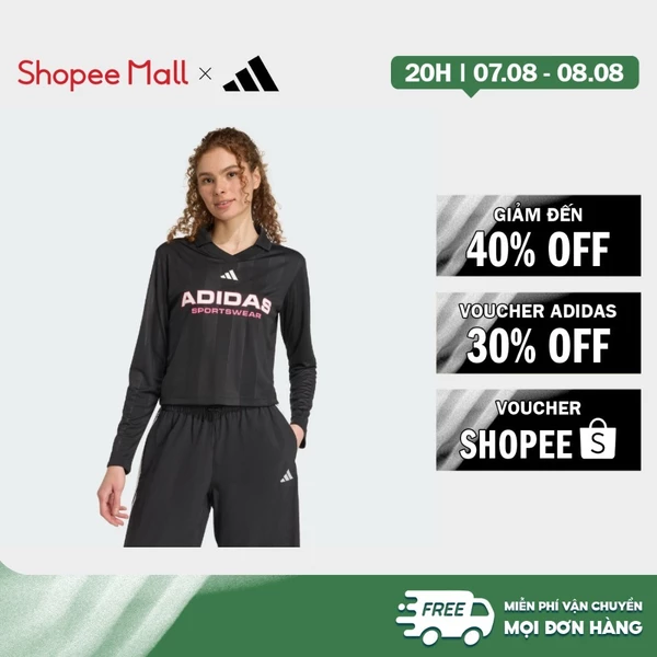 [Duy nhất 8.8 - VOUCHER 30%]adidas Phong cách sống Áo Polo Dài Tay adidas Tiro Nữ Đen JN2750