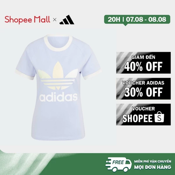 [Duy nhất 8.8 - VOUCHER 30%]adidas Phong cách sống Áo Thun Cali Ba Lá Chuyển Màu Nữ Màu tím IT9822
