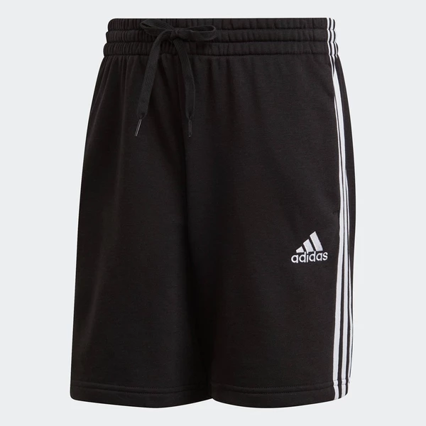 adidas Lifestyle Essentials French Terry 3-Stripes Shorts Men Black GK9597