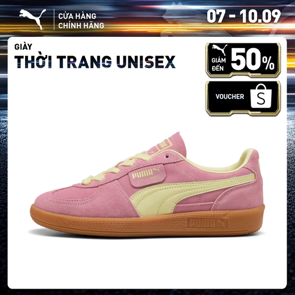 Giày Thời Trang PUMA Unisex Palermo Poised Pink-Gold Moon Màu Hồng