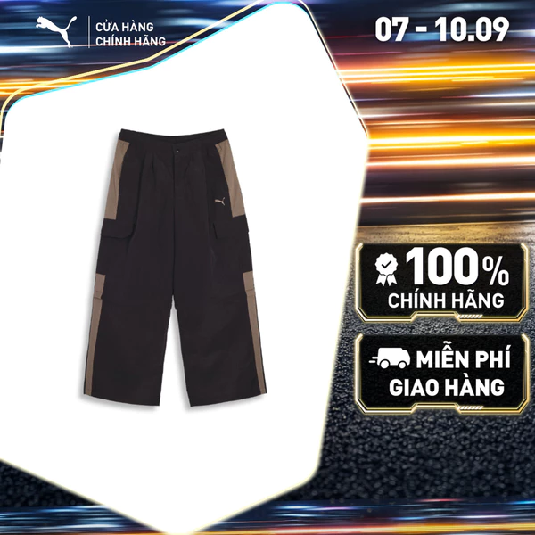 Quần Dài Thời Trang PUMA Nam T7 Convertible Pants Black Màu Đen