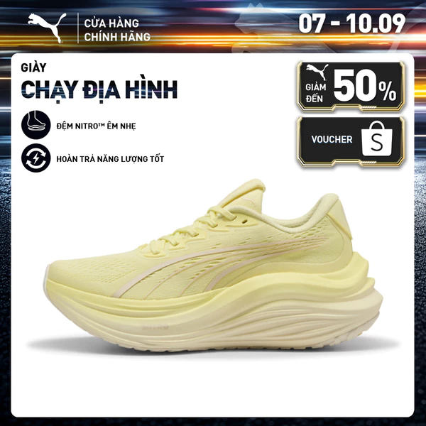 Giày Chạy Bộ PUMA Nữ MagMax NITRO Wns Gold Moon Màu Vàng