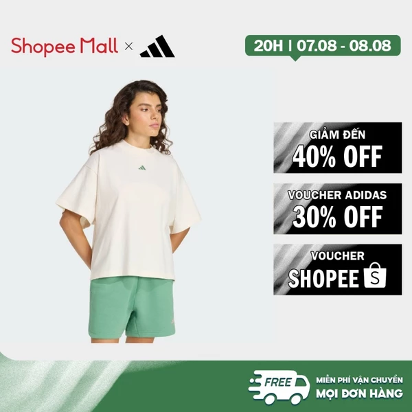 [Duy nhất 8.8 - VOUCHER 30%]adidas Phong cách sống ÁO THUN 3 STRIPES STUDIO BOYFRIEND Nữ trắng HZ0858