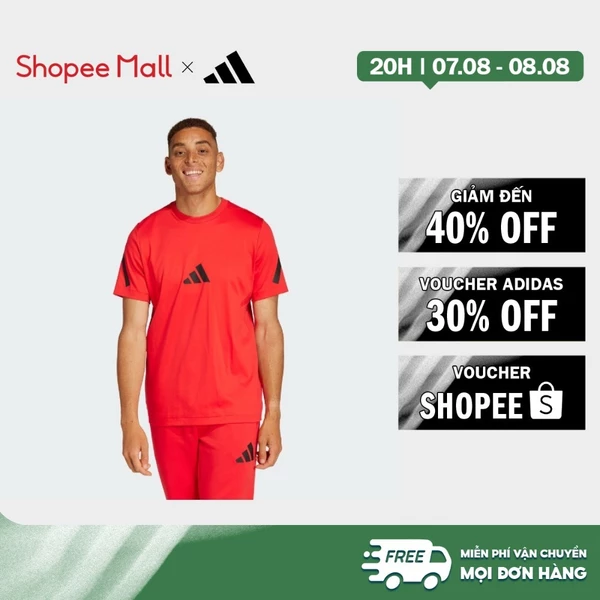 [Duy nhất 8.8 - VOUCHER 30%]adidas Phong cách sống Áo Thun adidas Z.N.E. Nam Đỏ JC7922