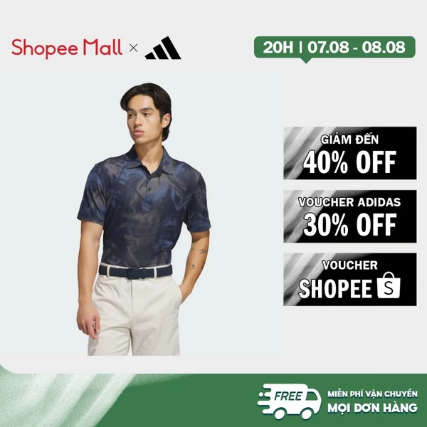 [Duy nhất 8.8 - VOUCHER 30%]adidas Đánh gôn Áo Polo Lưới In Họa Tiết Ultimate365 Nam Màu xanh da trời JN9074