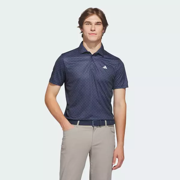 adidas Đánh gôn ÁO POLO CHUYÊN DỤNG IN HỌA TIẾT NỔI CHO TRẺ EM Nam Màu xanh da trời KC1115