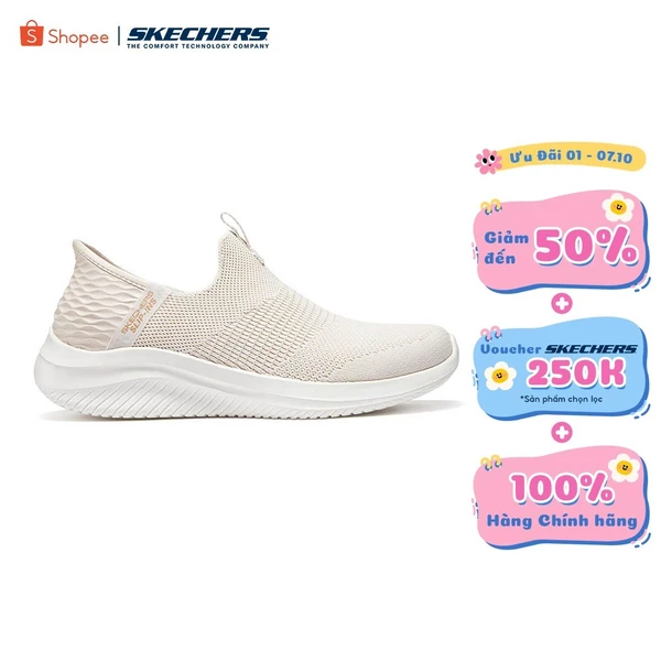 Giày Thể Thao Nữ Skechers Slip-ins Sport Ultra Flex 3.0 Cozy Streak Thường Ngày-149708-NAT