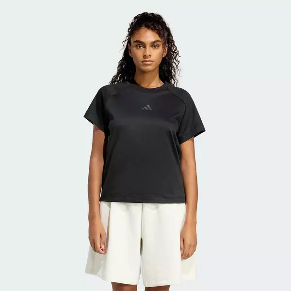 adidas Lifestyle SOFT LUX TEE Women Black KC8089