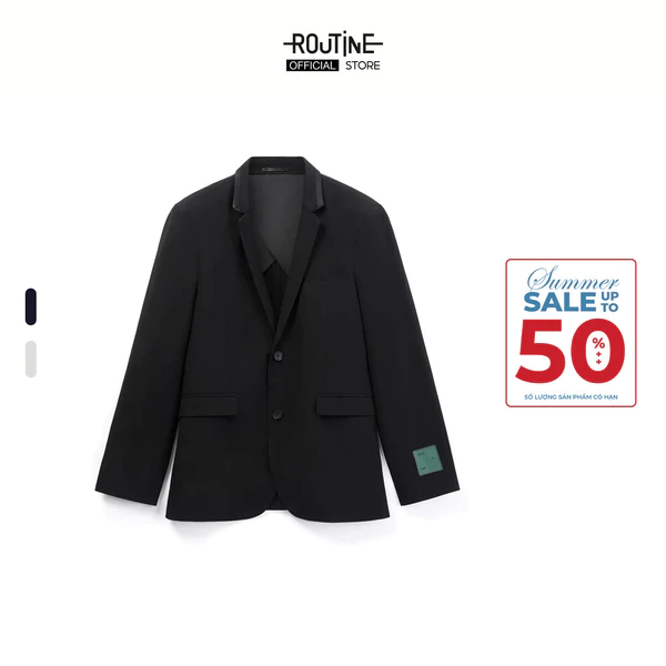 Áo Vest Blazer Nam Phối Cổ Form Fitted - Routine 10F22VES005