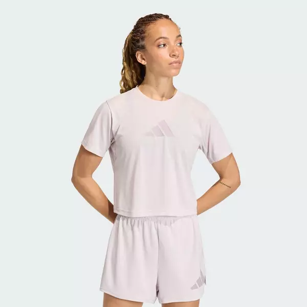 adidas Gym & Training Áo Thun Tập Train Essentials Big Logo Performance Nữ Màu tím KC5563