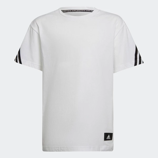 adidas Phong cách sống Áo Thun 3 Sọc Future Icons Trẻ em trắng H26629