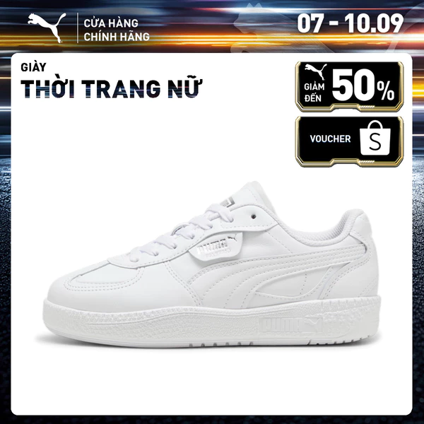 Giày Thời Trang PUMA Nữ Palermo Moda Lthr Wns White Màu Trắng