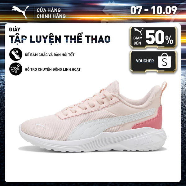 Giày Thể Thao PUMA Unisex Anzarun 2 Lite SLIPTECH Jasmine Flower-White-Wild Pink Màu Hồng