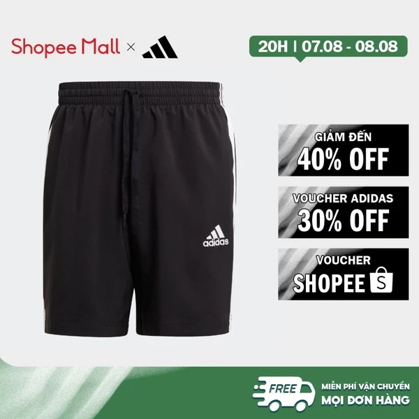 [Duy nhất 8.8 - VOUCHER 30%]adidas Phong cách sống Quần Short Chelsea 3 Gạch AEROREADY Essentials Nam Đen GL0022