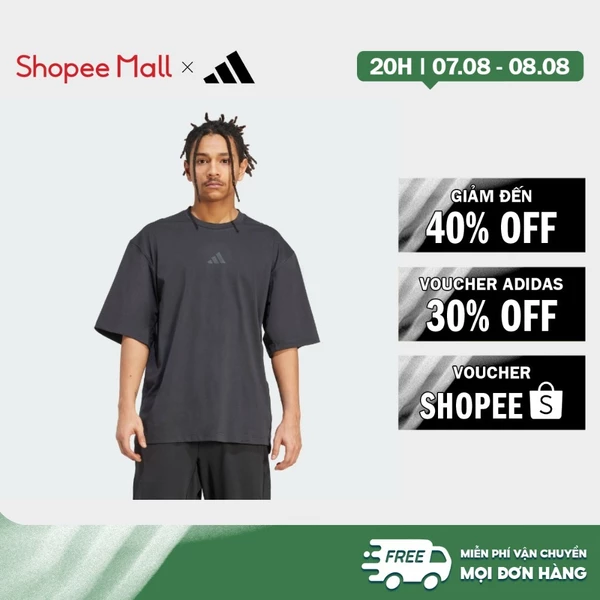 [Duy nhất 8.8 - VOUCHER 30%]adidas Gym & Training Áo Thun Tập Luyện Oversize PrimeLift Nam Đen JN3680