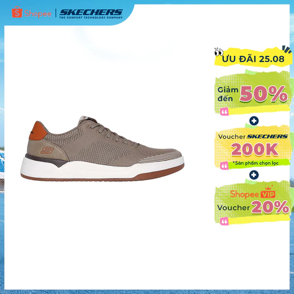 Giày Thể Thao Nam Skechers USA Streetwear Corliss Dorset - 210793-TPE Air-Cooled Memory Foam