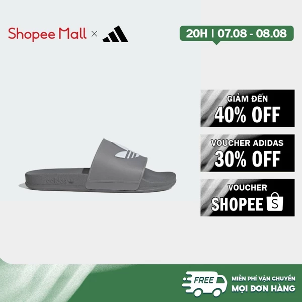 [Duy nhất 8.8 - VOUCHER 30%]adidas Phong cách sống DÉP ADILETTE OG CF Unisex Xám KJ6919