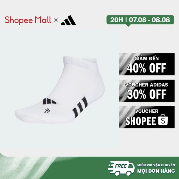 [Duy nhất 8.8 - VOUCHER 30%]adidas Gym & Training Bộ 3 Đôi Tất Cổ Thấp Lót Đệm Chuyên Dụng Unisex trắng HT3449