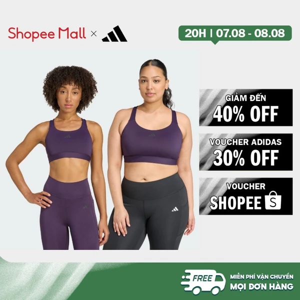 [Duy nhất 8.8 - VOUCHER 30%]adidas Gym & Training Áo Bra Tập Luyện High Support TLRDREACT Nữ Màu tím JW4874