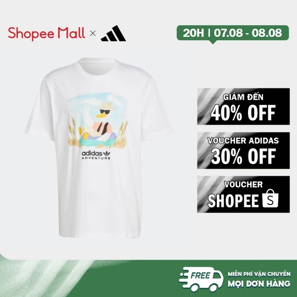 [Duy nhất 8.8 - VOUCHER 30%]adidas Lifestyle adidas Adventure Graphic Tee Men White HZ1145