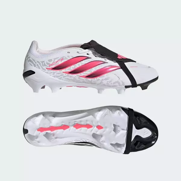 adidas Bóng đá Giày Đá Bóng Firm Ground Predator League Lưỡi Gà Gập Unisex trắng JP6278