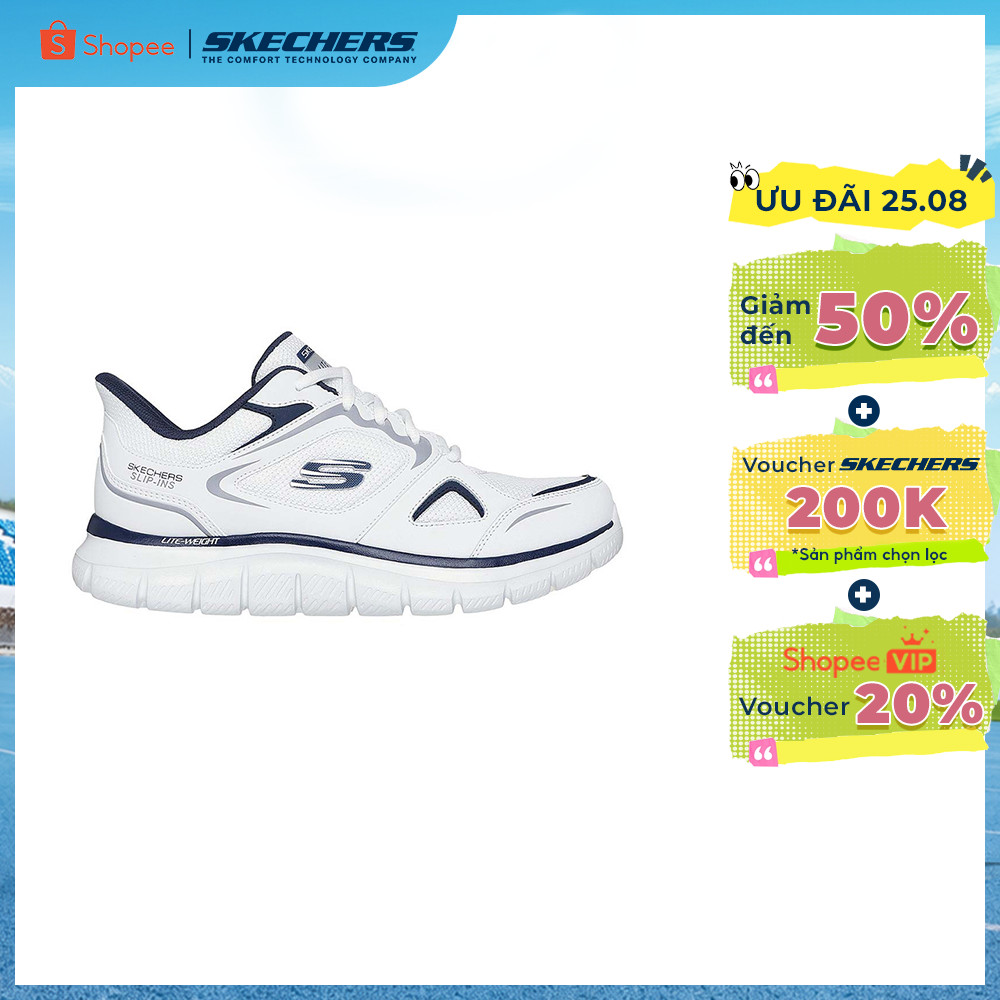 Giày Thể Thao Nam Skechers Slip-ins Sport Track Ezral Thường Ngày - 233039-WNV Air-Cooled Memory Foam