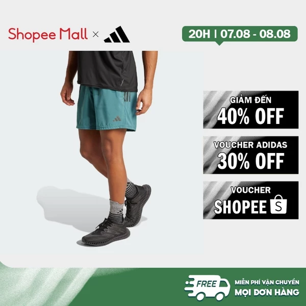 [Duy nhất 8.8 - VOUCHER 30%]adidas Chạy Quần Short Own The Run Nam màu xanh lá JX2241